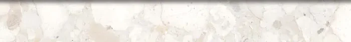 Fliesensockel Terrazzo-Steinoptik 7,3×60 cm „Veni Ivory“ creme matt