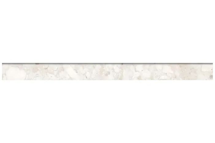 Fliesensockel Terrazzo-Steinoptik 7,3×90 cm „Veni Ivory“ creme matt