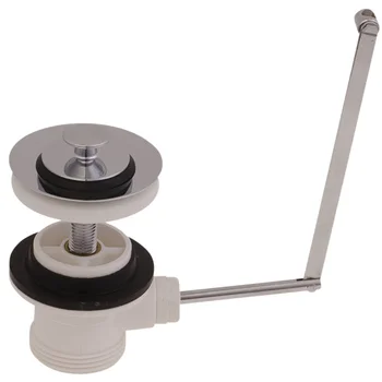 FM Mattsson Hebeventil ohne Stange Chrom Mit weißem Kunststoffunterteil