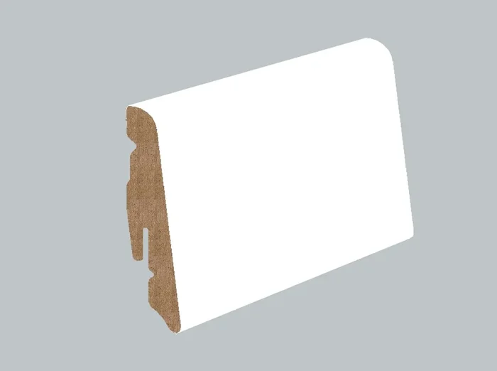 Folierte Sockelleiste für Clickvinyl Sedona weiß