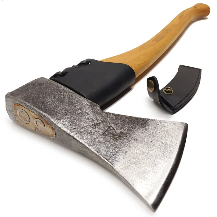 Forstaxt – 1250 Gramm – 70 cm USA-Hickorystiel – Lederschutz – Nr. 0366