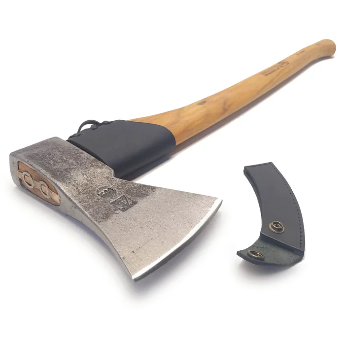 Forstaxt – 1600 Gramm – 80 cm USA-Hickorystiel – Lederschutz – Nr. 0368
