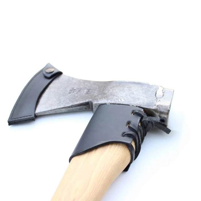 Forstaxt – 1600 Gramm – 80 cm USA-Hickorystiel – Lederschutz – PE-Schlagkopf – Nr. 0392