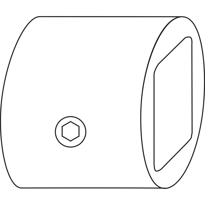 FSB Distanzhülse mit Fixierschraube FSB 66 6719, Kunststoff