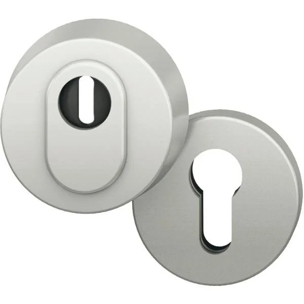 FSB FSB Sicherheitsrosette 73 7393 rund, PZ, Aluminium silber eloxiert