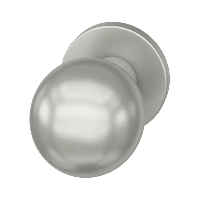 FSB FSB Türknopf 23 0802 03400 ASL/AGL fest auf Rosette, Aluminium silber eloxiert