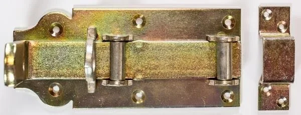 GAG verz. Rollenschlossriegel 160 mm gerade mit Schlaufe, 118501