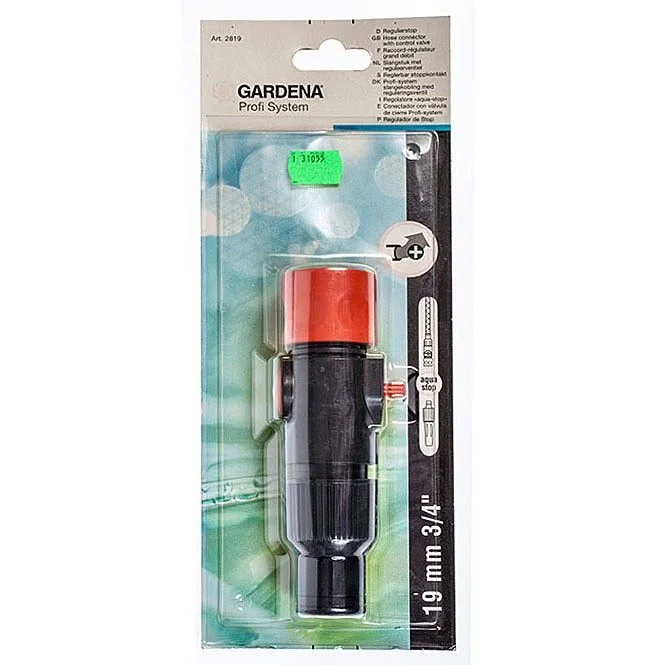 GARDENA PS1 Schlauchstück 2817-20 für 19 mm Schläuche (3/4′)