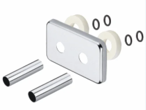 Garnitur Blende chrom 50mm