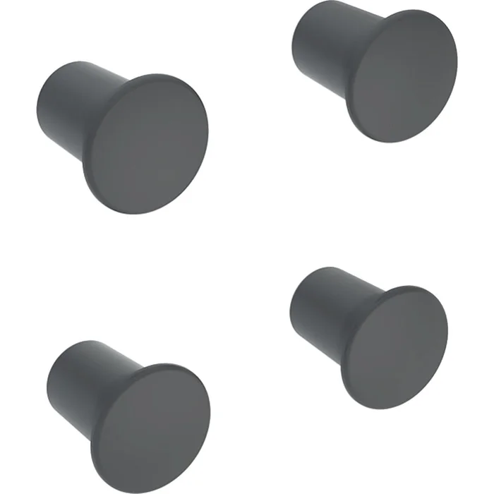 Geberit Deckkappen Set für Metallrahmen grau, 4 Stk