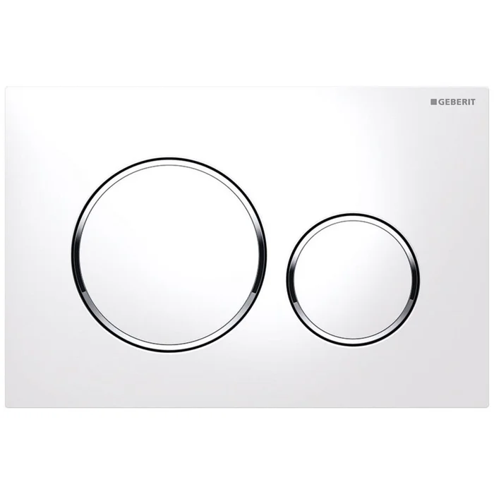Geberit Drückerplatte Sigma20 für 2-Mengen-Spülung, round