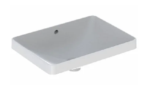 GEBERIT VariForm Einbauwaschtisch rechteckig, 550 x 400 mm