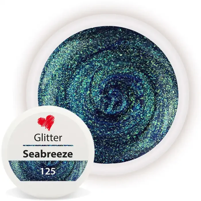Glitter Farbgel 125 Seabreeze 5ml