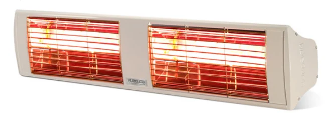 GOLDSUN SUPRA SMOOTH Infrarot Heizstrahler 4,0 kW weiß