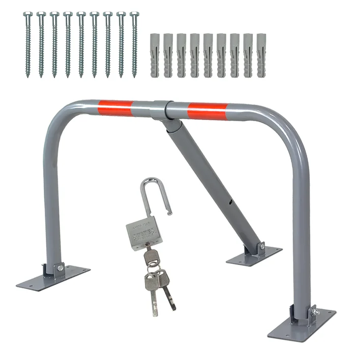 Grafner Parkplatzsperre mit Schloss umlegbar Parkbügel PS11115