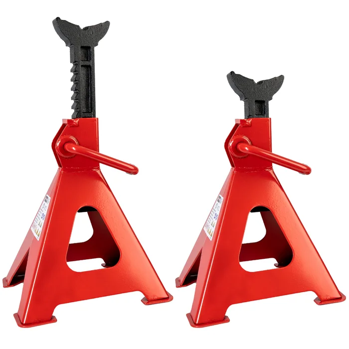 Grafner® Unterstellbock Set 5T KFZ Böcke Set – 5000 kg höhenverstellbar