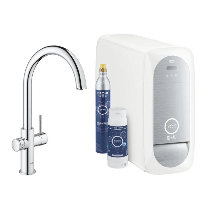 Grohe Blue Home Soda-Armatur, C-Auslauf