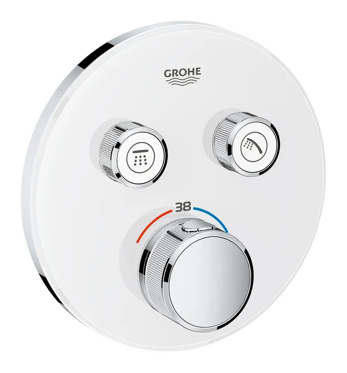 Grohtherm SmartControl UP-Thermostat Moon White