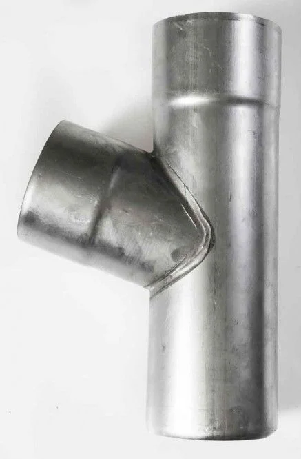 GRÖMO Zink Rohrabzweig 80 x 80 x 72°, 63023
