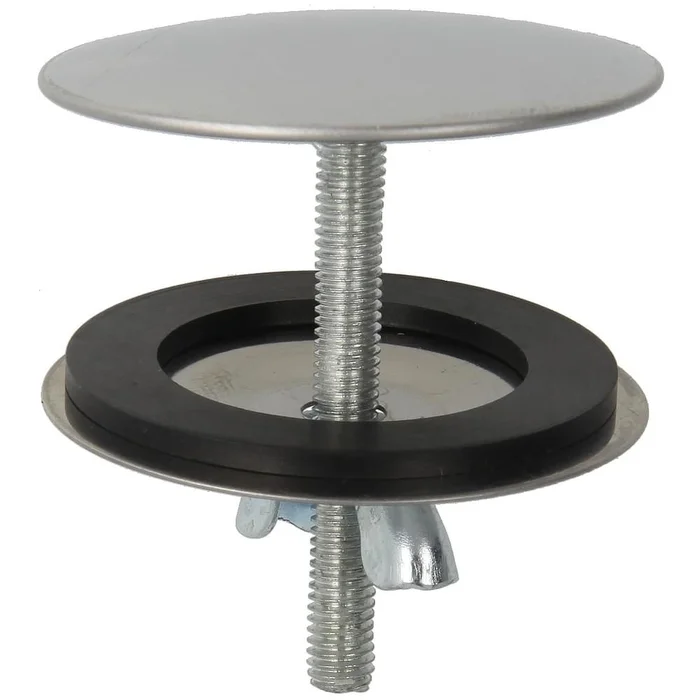 Hahnlochstopfen Deckrosette Ø 42 mm Niro poliert