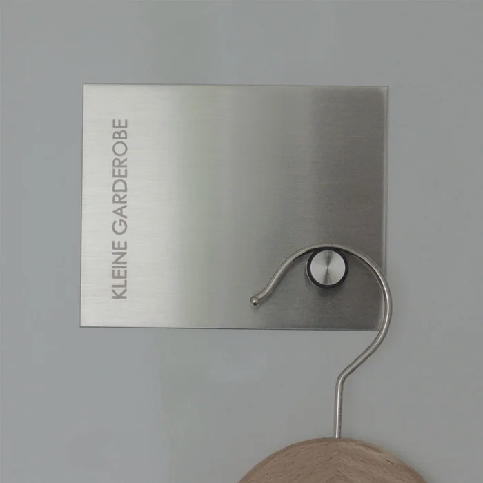 Haken ohne Bohren, Garderobe zum Kleben