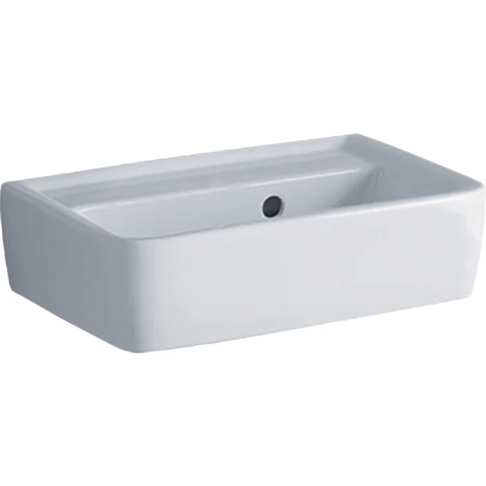 Handwaschbecken 45cm, o. Hahnloch m. Überlauf