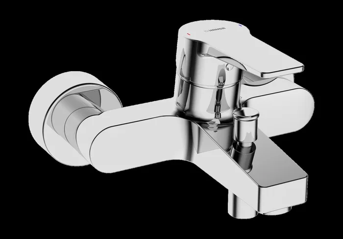 Hansa Twist Einhebel-Wannenmischer Aufputz