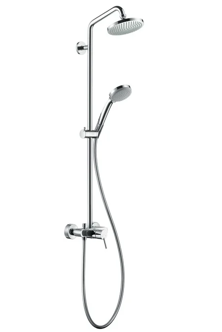 Hansgrohe Croma 100 1jet Showerpipe mit Einhebelmischer
