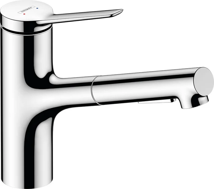 Hansgrohe Zesis M33 Einhebel-Küchenmischer Metall Ausziehbrause, 2jet