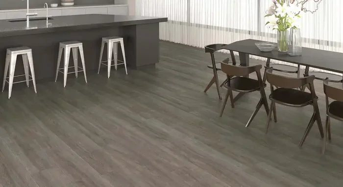 HARO Laminat Tritty 200 Aqua Landhausdiele 4V Eiche Eleganza antikgrau Silent CT