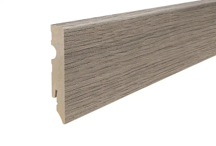 HARO Sockelleiste für Laminat 15×80 mm (Kubus) Eiche Eleganza antikgrau