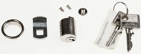 Hebelzylinder Burg Wächter Typ 42 zu Schlüsselschrank 6300/6307 zu Schlüsselschrank Typ CS, KB und FS