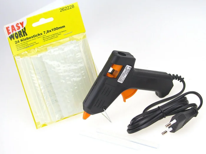 Heißklebepistole Set mit Mini Klebesticks 7mm