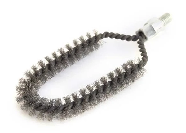 Heizkesselbürste 3305 mit 3/8″ Aussen- gewinde, 140/70×18 mm gebogen