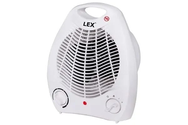 Heizlüfter mit Ventilatorfunktion (weiß)