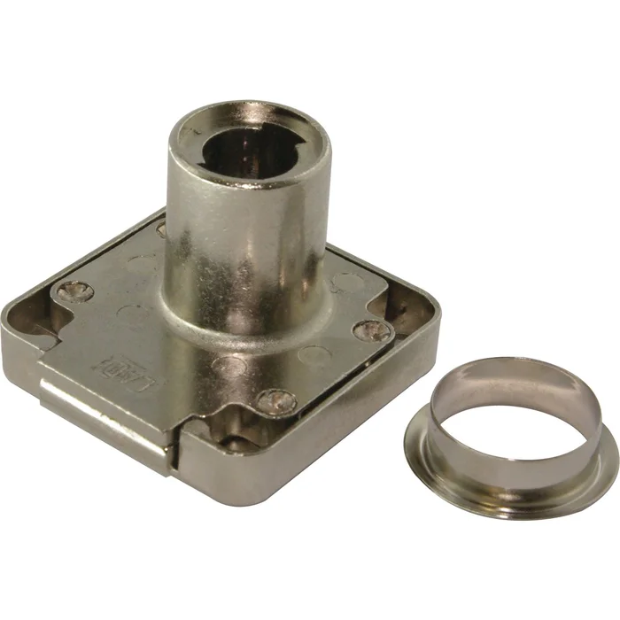 Hekna Zylinder-Kastenschloss 1280 Lade, Dornmaß 25 mm, Zamak vernickelt