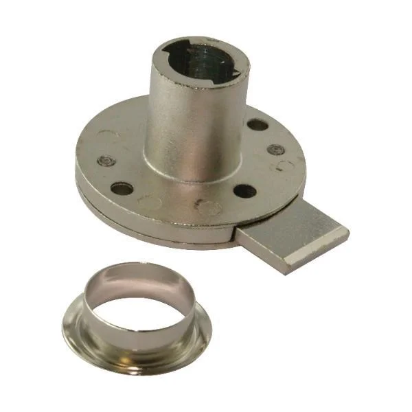 Hekna Zylinder-Kastenschloss 3012 Lade, Dornmaß 30 mm, Zamak vernickelt