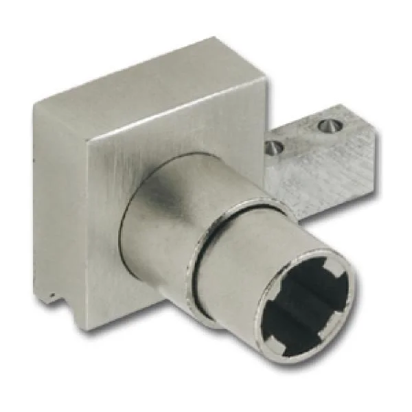 Hekna Zylinder-Laufschuhschloss 515 Profil ohne Glasnut, Zamak vernickelt matt