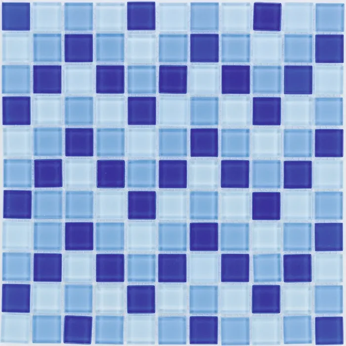 Hellblau Mix Mosaik – – 30×30