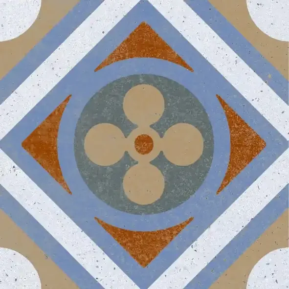 Helsinki Piccolo Mix* Feinsteinzeug glasiert, matt Rundkante 20x20x1