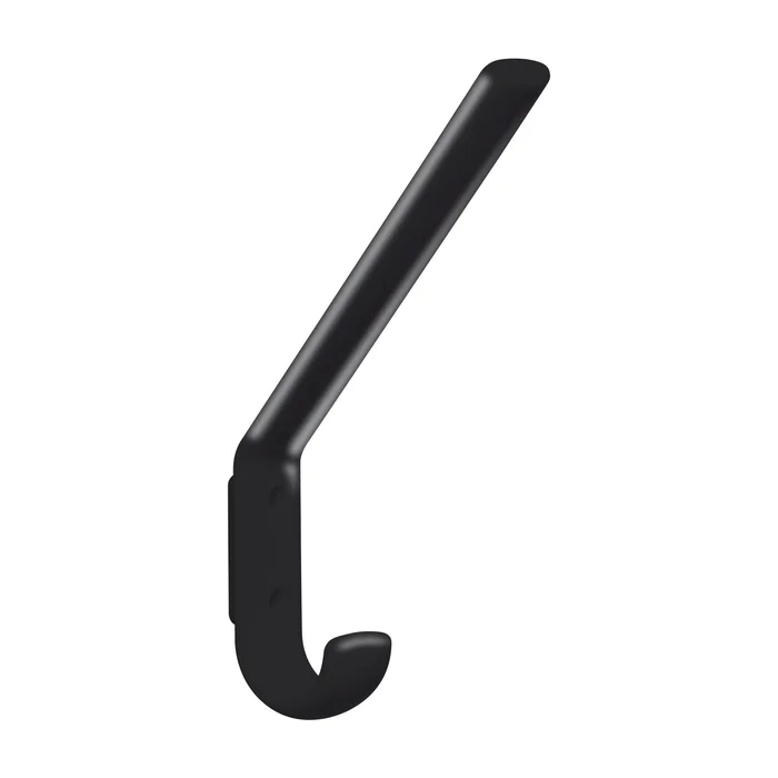 HEWI #477.90.070 90 Huthaken HEWI 477.90.070 Breite 22 mm, Höhe 163 mm,Polyamid tiefschwarz glänzend