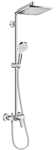 HG Crometta E 240 1jet Showerpipe m. Einhebelmischer, chrom