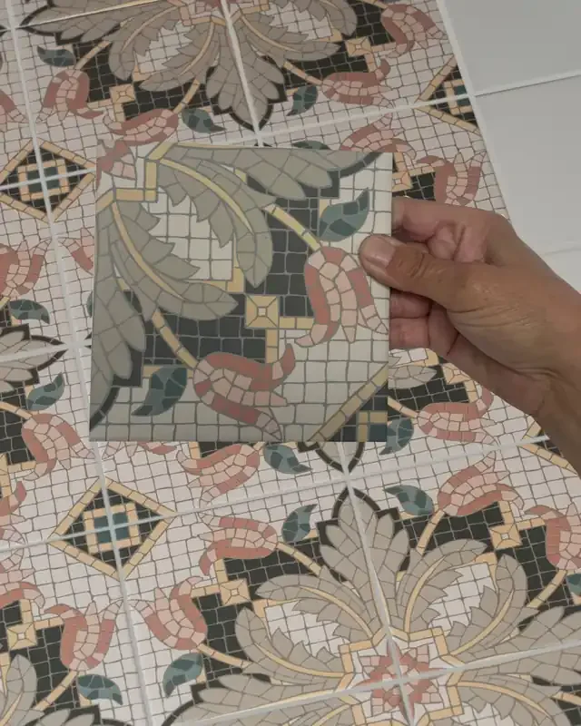 Historische Bodenfliesen Alt Berlin Liria 14,7×14,7 cm