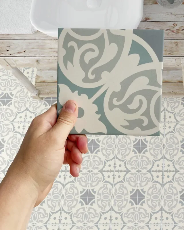 Historische Bodenfliesen Alt Berlin Virginia 14,7×14,7 cm