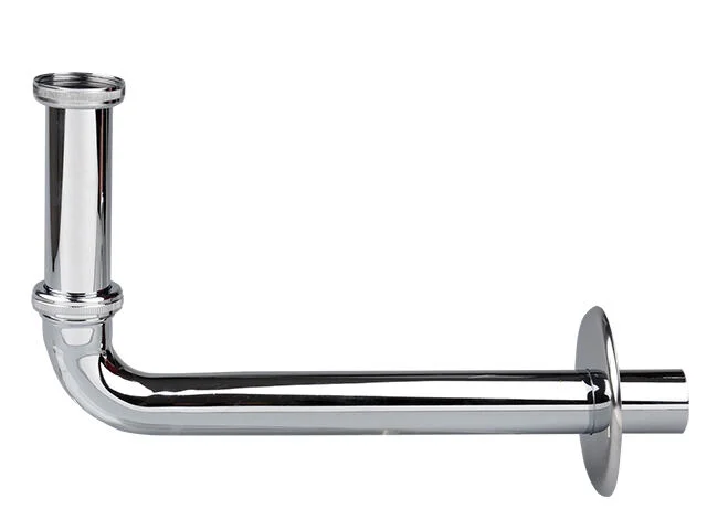 HL Anschlussgarnitur mit höhenverstellbarem Tauchrohr, verchromt