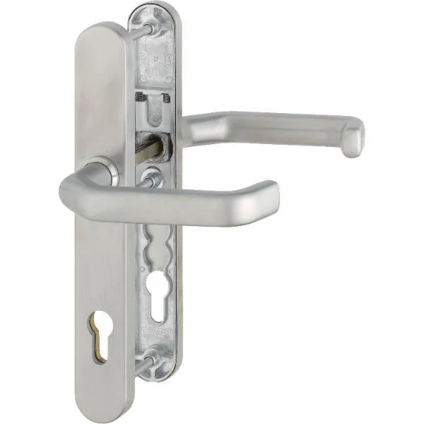 Hoppe Drückergarnitur LIVERPOOL – Schmalschild PZ, 77-82, Edelstahl matt