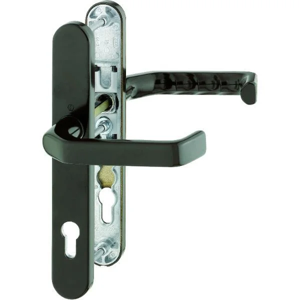 Hoppe Drückergarnitur LIVERPOOL – Schmalschild PZ, wahlweise, Alu braun elox