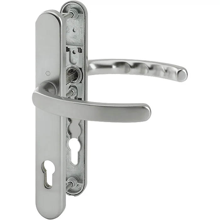 Hoppe Drückergarnitur LUXEMBOURG – auf LS PZ88, 67 – 72, VK: 8,5, Edelstahl Effekt