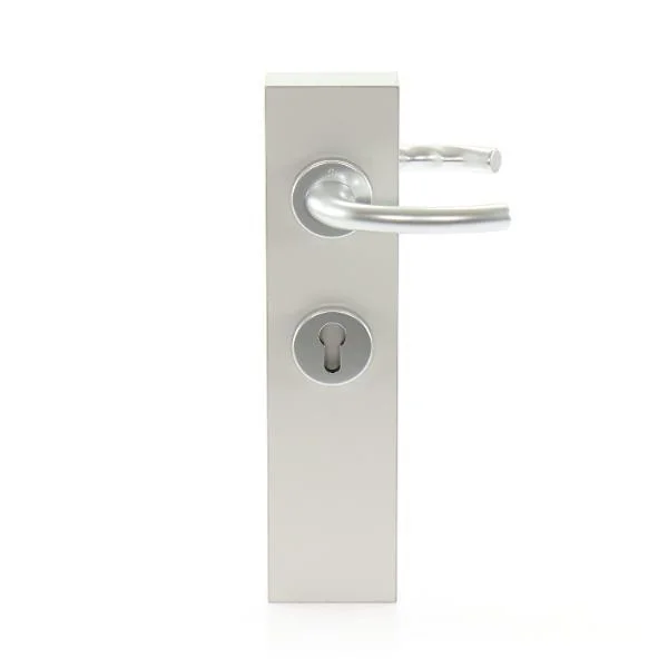 Hoppe Drückergarnitur TOKYO – auf Rosette PZ, 38 – 42, silber eloxiert