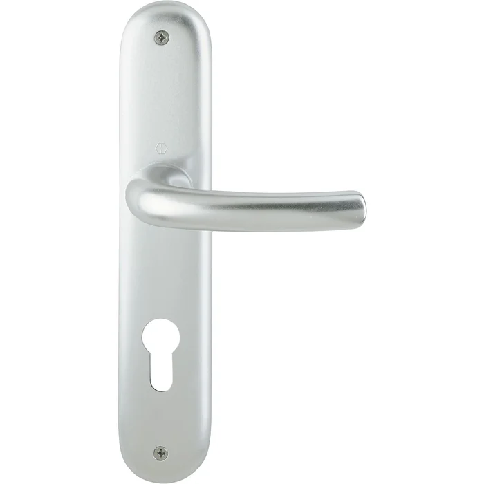 Hoppe Drückergarnitur TOKYO – auf Schild PZ 88, 37 – 42, 8/8,5 silber eloxiert